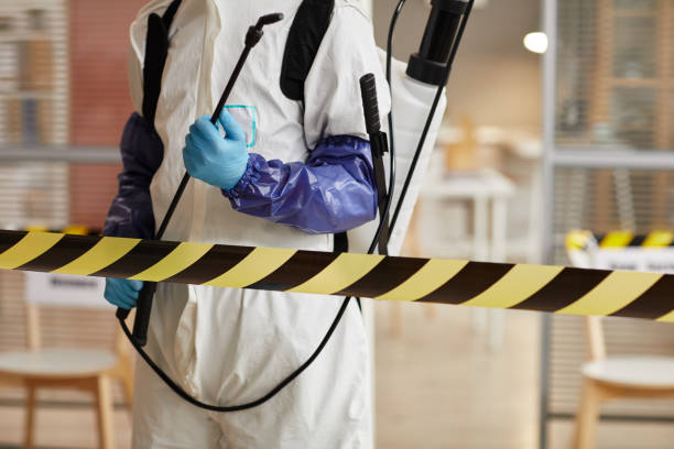 Professional Infectious Disease Decontamination technician working in Palisades Park, NJ